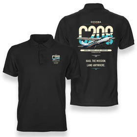 Cessna 208 Caravan Premium Polo T-Shirts