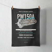 Thumbnail for PW150A design on black towel