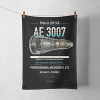Thumbnail for AE 3007 design on black towel