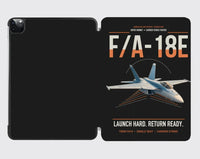 Thumbnail for F-A-18E Super Hornet design on black ipad tablet case