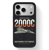 Thumbnail for Dassault Mirage 2000C RDI design on black magsafe iphone case, for iPhone 17 Pro