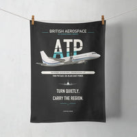 Thumbnail for British Aerospace ATP design on black towel