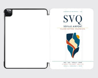Thumbnail for Seville Airport (SVQ) design on white ipad tablet case