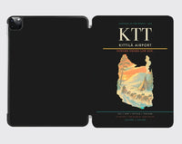 Thumbnail for Kittilä Airport (KTT) design on black ipad tablet case