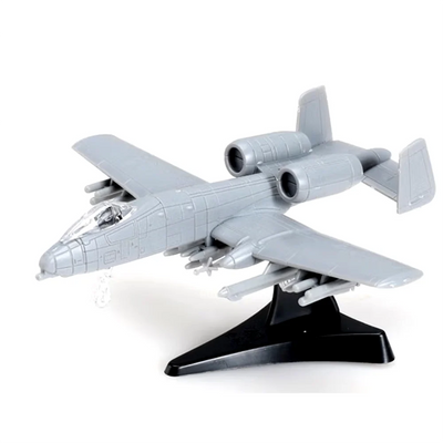 A-10A Thunderbolt II Attack Aircraft (A-10A) Airplane Assembly Model Puzzle Building Mini Plastic Random color aviation theme.