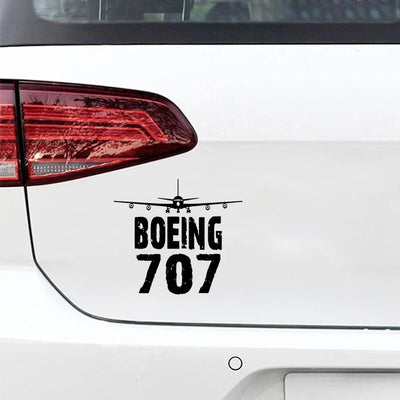 Boeing 707 & Plane Car aviation design car sticker in weather-resistant vinyl.