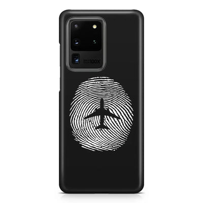 Aviation Finger Print Samsung Case