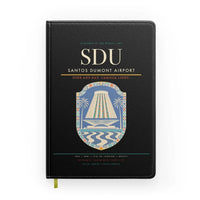 Thumbnail for Santos Dumont Airport (SDU) design on black notebook