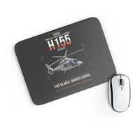Thumbnail for Airbus H155 EC155 B1 design on black rectangle mouse pad
