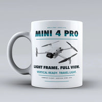 Thumbnail for Mini 4 Pro Mug design on white dji