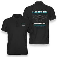 Thumbnail for DJI FlyCart 100 design on black polo