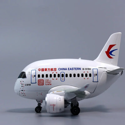 China Eastern Airlines Cartoon C919 Alloy Airplane Model