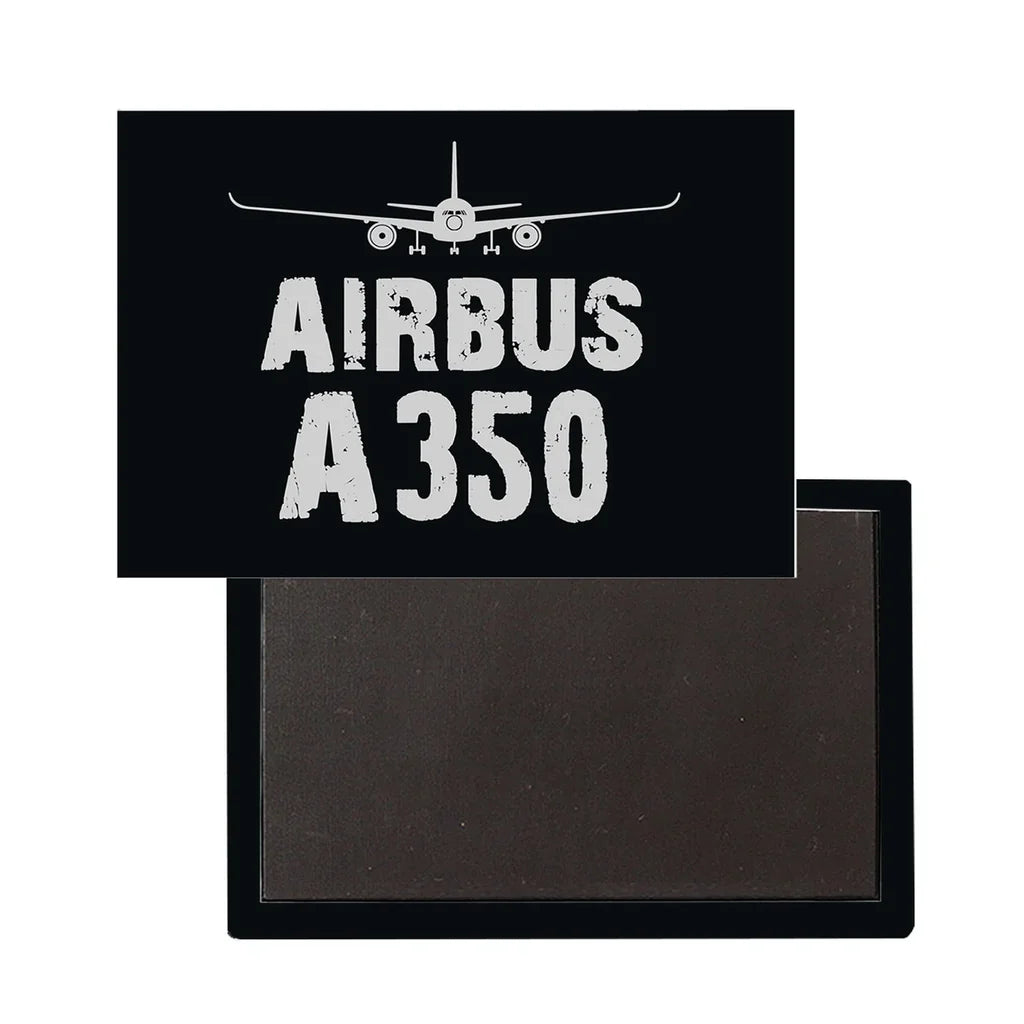 Airbus A350 Plane aviation themed magnet, strong neodymium core.