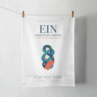 Thumbnail for Eindhoven Airport (EIN) design on white towel
