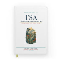 Thumbnail for Taipei Songshan Airport (TSA) design on white notebook