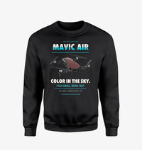 Thumbnail for DJI Mavic Air design on black sweatshirt