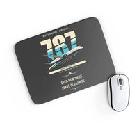 Thumbnail for Boeing 787-8 Dreamliner design on black rectangle mouse pad