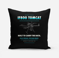 Thumbnail for Inspired Flight IF800 Tomcat design on black pillow