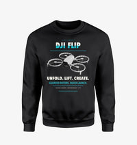 Thumbnail for DJI Flip design on black sweatshirt