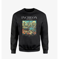 Thumbnail for INCHEON - Poster - Sweatshirt - Black