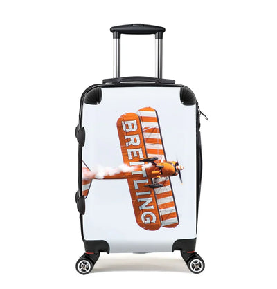 Breitling Show Aircraft Cabin Size aviation luggage in durable shell.