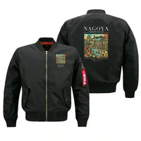 Thumbnail for NAGOYA - Poster - Bomber Jacket - Black