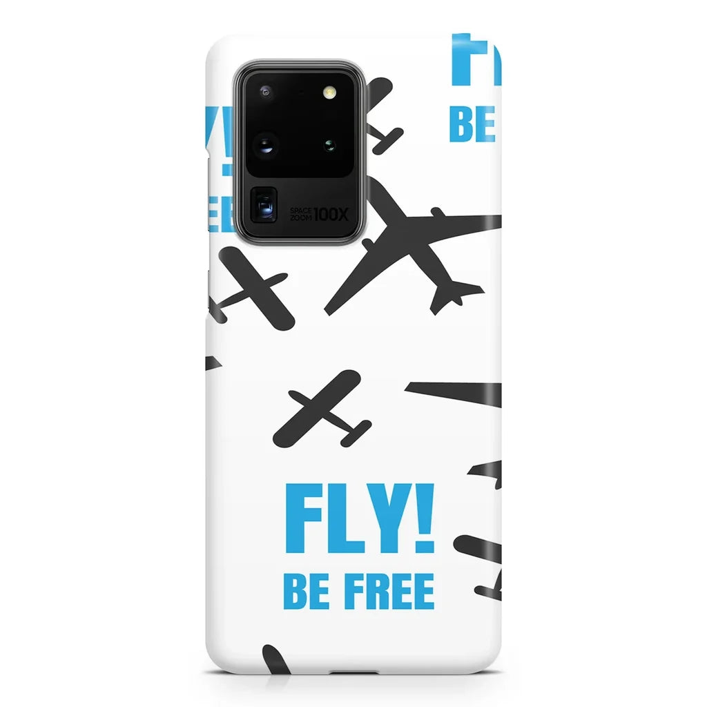 Fly Be Free White Samsung Case