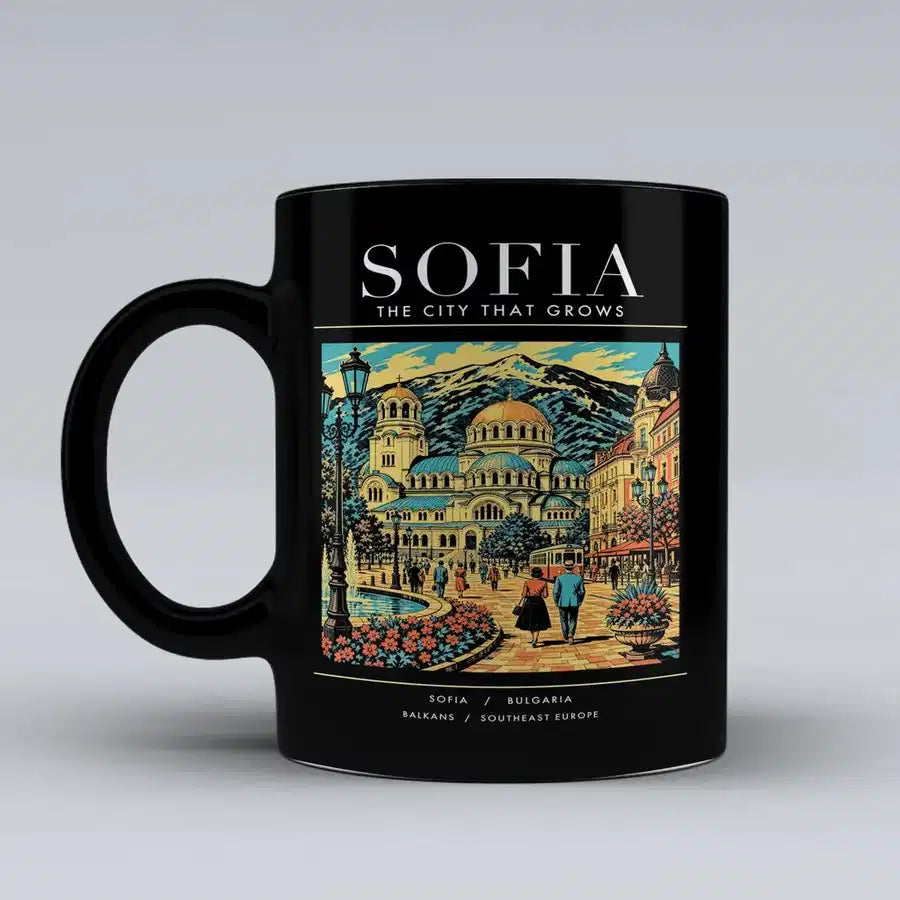 SOFIA - Poster - Mug - Black