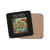 Thumbnail for AQABA - Poster - Coaster - Black