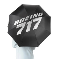 Thumbnail for Boeing 717 & Text aviation design on windproof polyester umbrella.