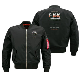 F-104C Starfighter Speed In A Straight Line Bomber Jacket