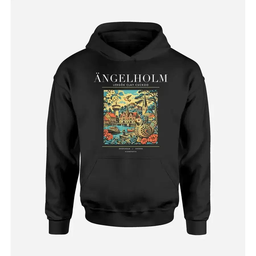 ÄNGELHOLM - Poster - Premium Hoodie - Black