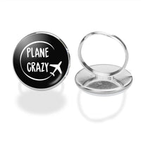Thumbnail for Plane Crazy aviation ring in stainless steel.