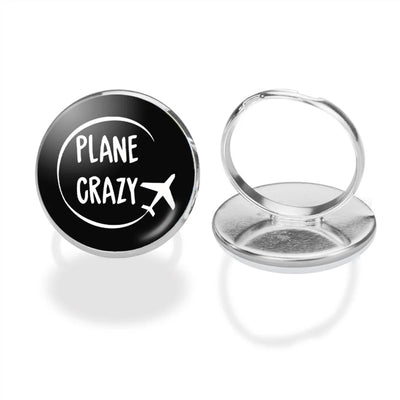 Plane Crazy aviation ring in stainless steel.