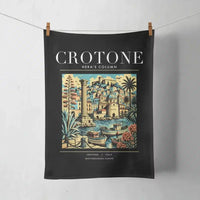 Thumbnail for CROTONE - Poster - Towel - Black