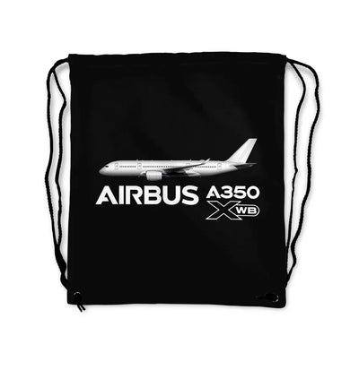 Airbus A350 Drawstring Bag