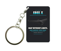 Thumbnail for AgEagle eBee X Key Chain design on black key chain