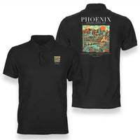 Thumbnail for PHOENIX - Poster - Double-Side Polo - Black