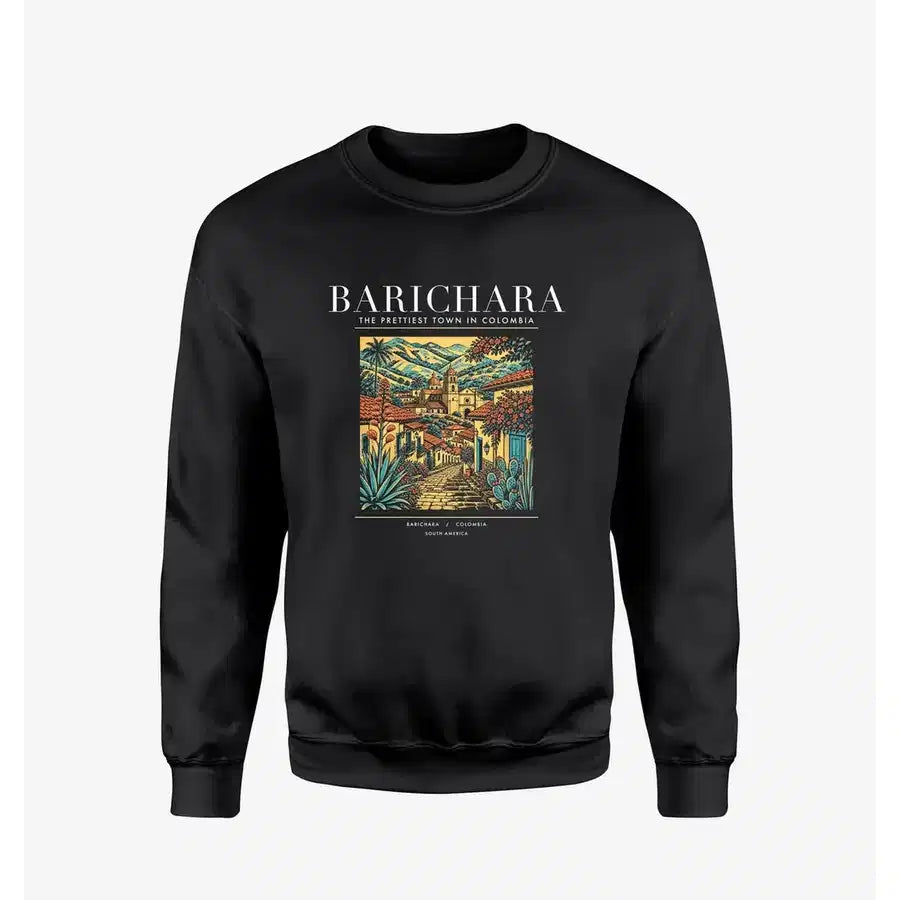 BARICHARA - Poster - Sweatshirt - Black
