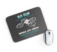 Thumbnail for DJI Flip design on black rectangle mouse pad