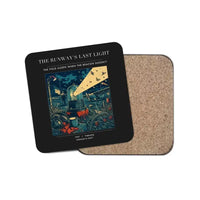 Thumbnail for The Runway's Last Light - Designed Coasters design on black 1-piece