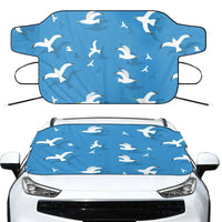 Thumbnail for Seamless Seagulls Car aviation design on car windshield cover.