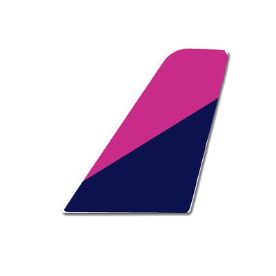 Wideroe Airlines aviation design tail sticker in weather-resistant vinyl.