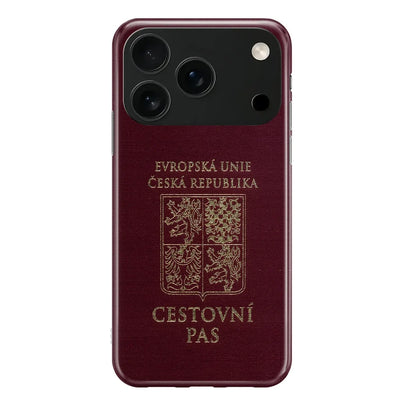 Czech Republic Passport iPhone Case