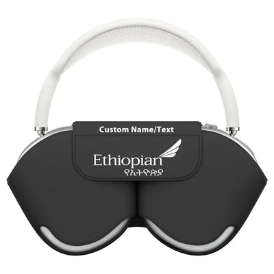 Ethiopian Airlines aviation themed AirPods Max case for AirPods Max.