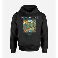 Thumbnail for SINGAPORE - Poster - Premium Hoodie - Black