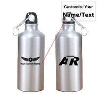 Thumbnail for ATR & Text aviation design on thermos, vacuum-insulated.