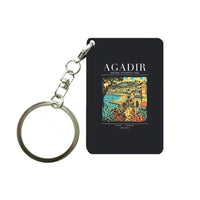 Thumbnail for AGADIR - Poster - Key Chain - Black