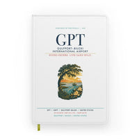 Thumbnail for Gulfport–Biloxi International Airport (GPT) design on white notebook