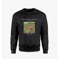 Thumbnail for TEGUCIGALPA - Poster - Sweatshirt - Black